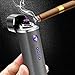 Dibikou Electronic Triple Arc Lighter Cigarette Rechargeable Flameless Windproof Plasma Creative Metal Cigar