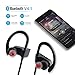 Holigoo Bluetooth Headphones Wireless Earbuds 4.1 Sports Sweatproof Earphones, Premium Sound with Bass Noise Reducing, AptX Pure Sound, Secure Fit Bluetooth Headset for Running, Workout and Gym(Black)