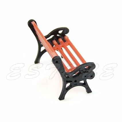 Generic New Model Train Bench Chair Settee Garden Park Layout Scenery Railway Smaller 2Cm