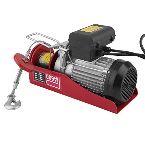 Homgrace 1320lbs Mini Electric Wire Cable Hoist Crane Overhead Garage Winch with Remote Control Auto Lift (1320LB) - Thumbnail 5