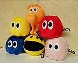 Hot Sale !!! 6pcs Set Newest Pixels Toy Q-bert Qbert Pac-man Soft Stuffed Plush Toys 16cm Ghost Plush Doll Toy