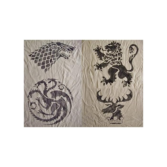Buy Game of Thrones Inspired Handmade Stencils. House Targaryen. House
