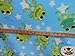Fleece Printed Fabric FROG STARS / 58