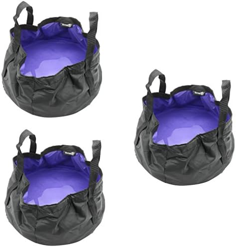 TRENDBOX Multiple Foldable Wash Basin Sink Water Bag Portable Mini 8.5L for Footbath Camping Hiking Outdoor Durable Design