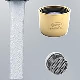 Polished Brass Aerator Housing Faucet 1.0 gpm