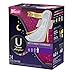 U By Kotex Allnighter Ultra Thin Overnight Pads with Wings, Extra Heavy Flow, 24 Count