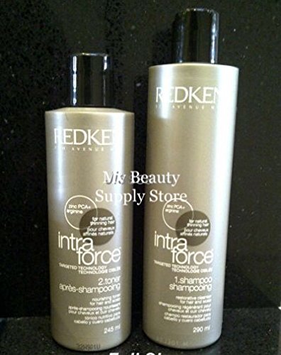 Redken Intra Force For Natural Thinning Hair Shampoo 9.8 oz and Toner 8.3 oz