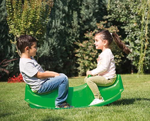 Dolu Crocodile Ride On Rocker Toy, Space for 3 Children, Withstand 150 Pounds of Combined Weight