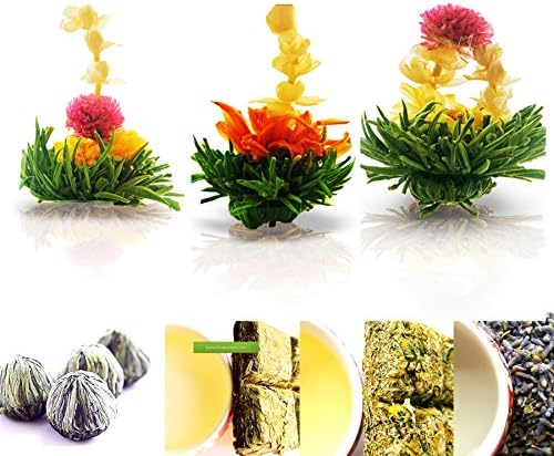 Tea Beyond Tea Sampler Assorted Tea Zen Flowering White tea 3 packs Mint Herbal Tea 20g (no caffeine) Chamomile Herbal Tea 20g (no caffeine) Lavender 20g (no Caffeine) Vegan No Flavors Added NON GMO