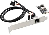 Durratou M.2 PCIe Gigabit Network Card 1000M Desktop Wired Network Adapter view 1