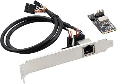 Durratou M.2 PCIe Gigabit Network Card 1000M Desktop Wired Network Adapter
