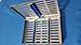 French Steel Autoclave Dental Surgical Sterilization Cassette Tray for 10 Instruments (Hti Brand)