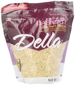 Amazon.com : Della Aromatic American Brown Basmati Rice ...