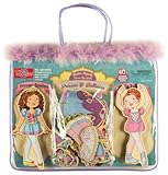 T.S. Shure Daisy Girls Princess & Ballerina Wooden Magnetic Dress-Up Dolls