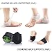 Plantar Fasciitis Pain Relief Recovery Kit - 9 PCs - Foot Compression Sleeves, Heel Protectors, Cushioned Arch Support Wraps & Inserts, Foot Massage Ball- Instruction Guide Included (S/M)