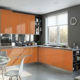 Hode Orange Vinyl Wrap 60cm x 5m Glitter Self Adhesive Wallpaper view 7