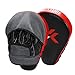 Xnature Essential Curved Boxing MMA Punching Mitts Boxing Pads Hook & Jab Pads MMA Target Focus Punching Mitts Thai Strike Kick Shield