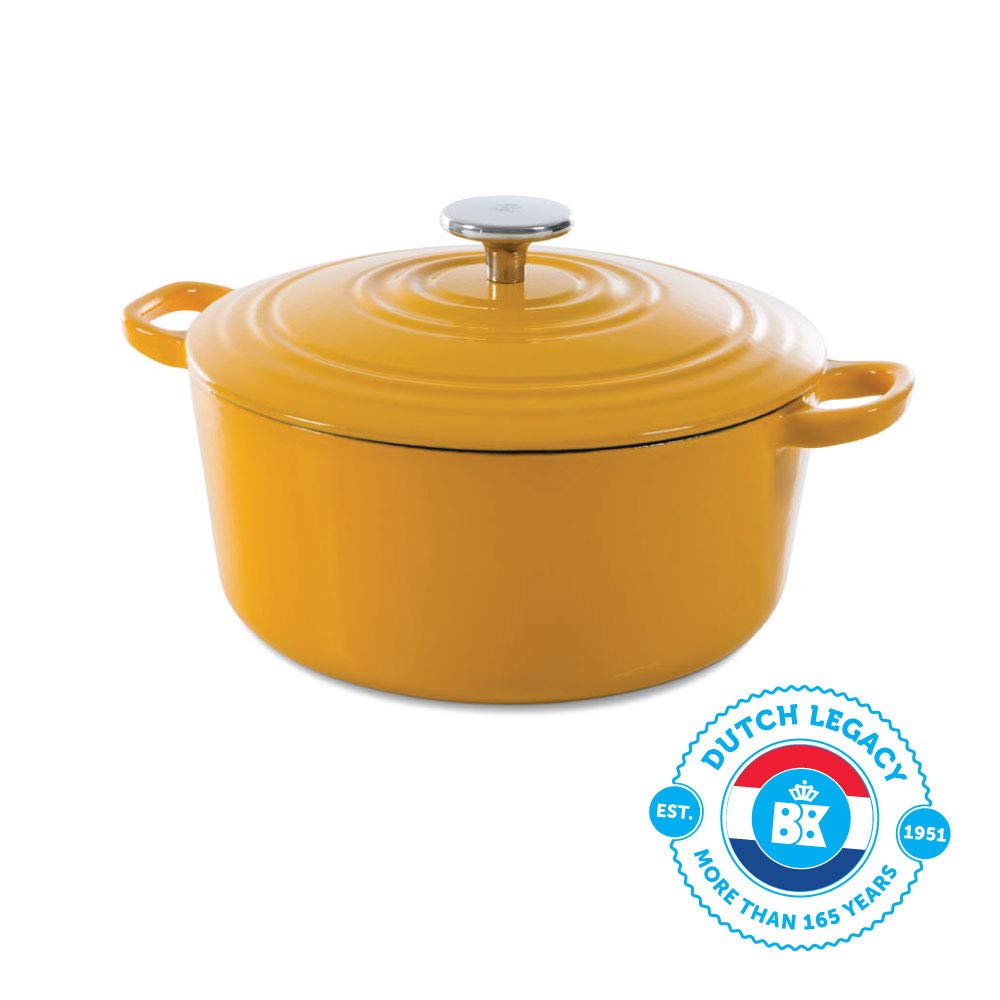 Buy BK Cookware Dutch Oven, Cast Iron Casserole Dish with Lid