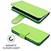 Snugg Leather Wallet Case for iPhone 6 Plus/6s Plus, Green