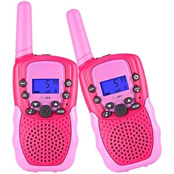 SnowCinda Toys for 3-12 Year Old Girls,Walkie Talkies for Kids with 22 Channels 2 Way Radio 3 Miles Long Range Toy for Outside Adventures, Best Gifts for 4-8 Year Old Boys and Girls