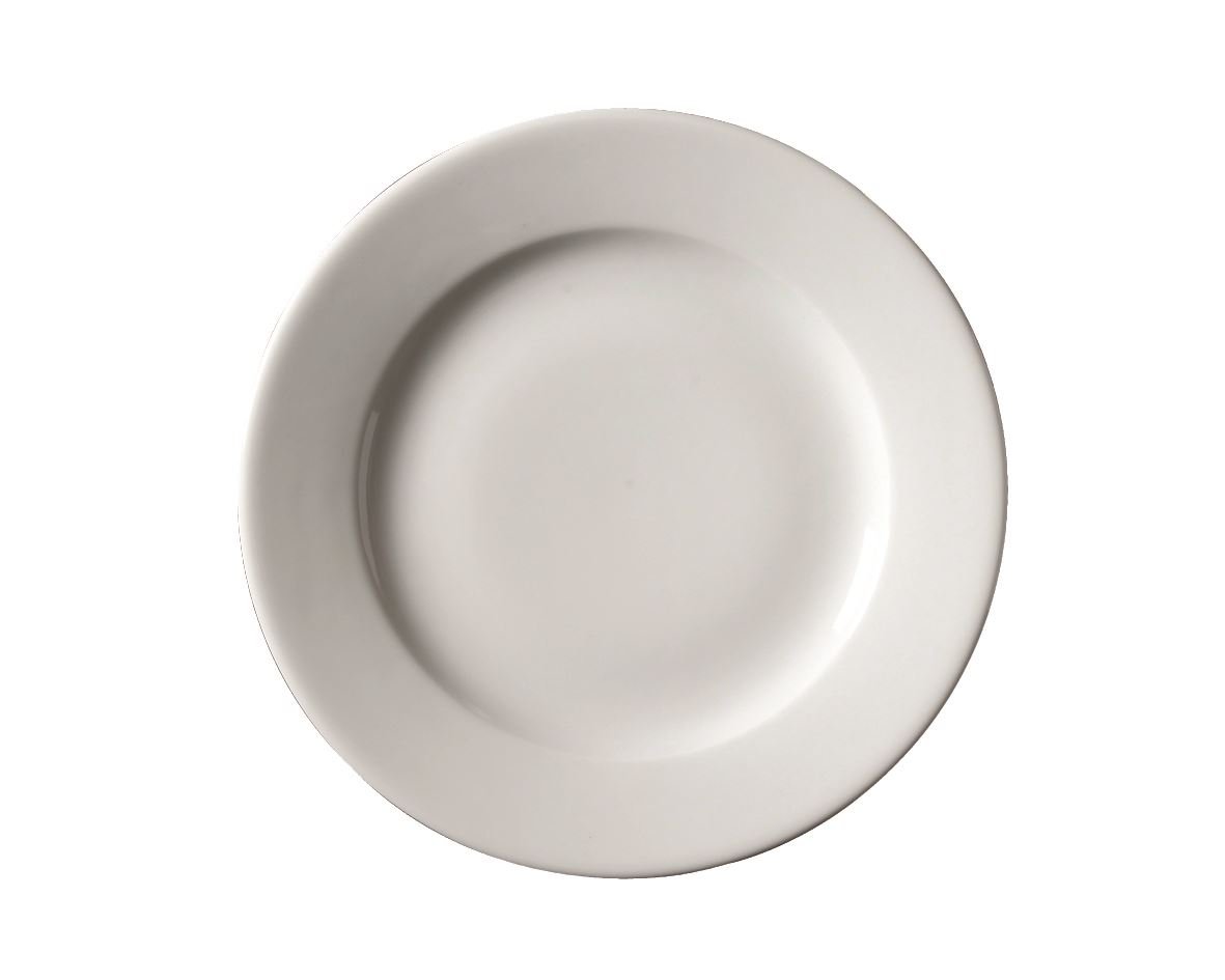 Genware NEV-160621 Royal Classic Winged Plate, 21 cm, White (Pack of 6)