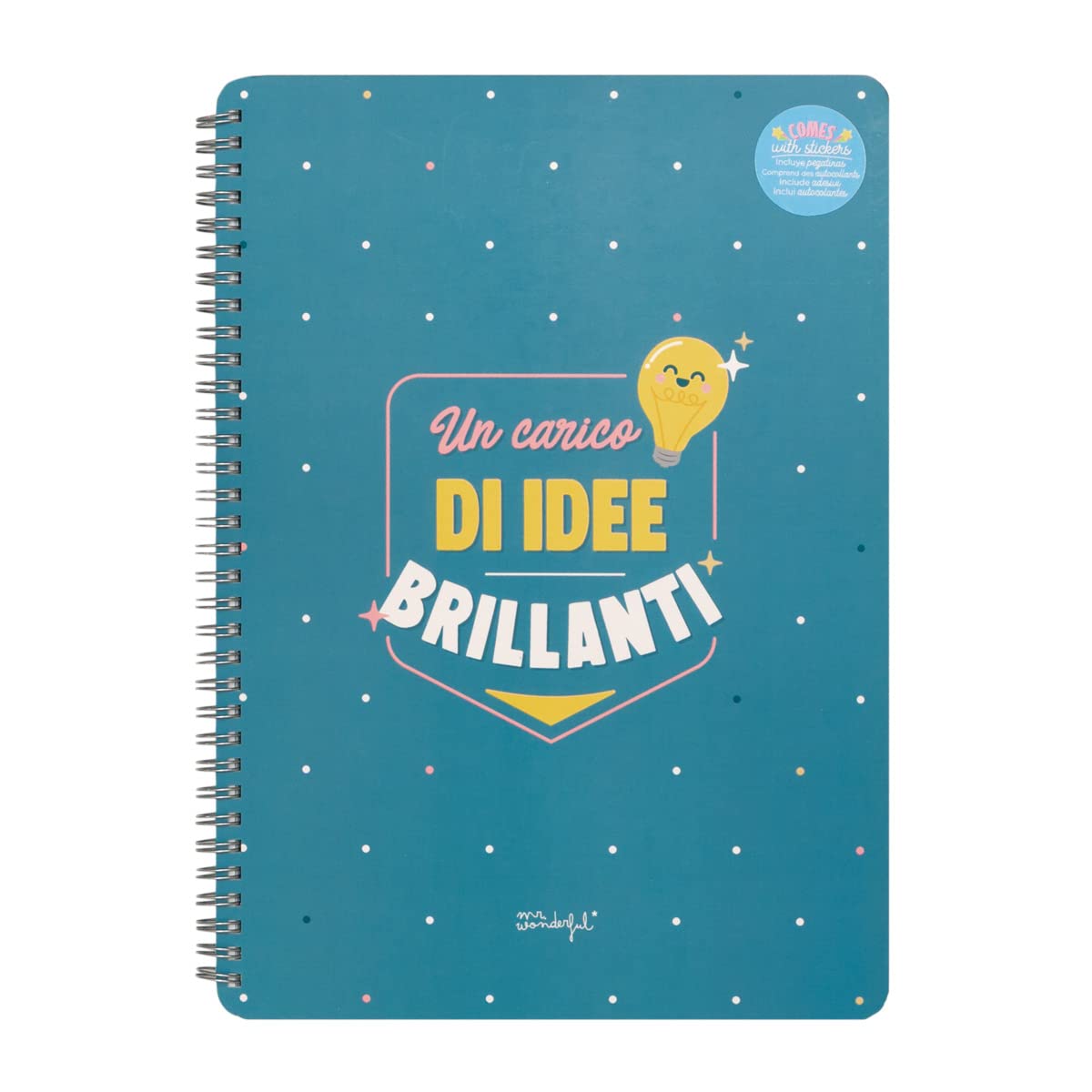 Notebook - A load of brilliant ideas - Mr.Wonderful