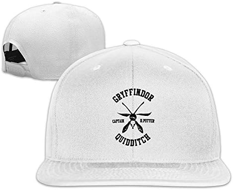 ALLHA Harry Potter Quidditch Captain Visor Hats Flat Cap White