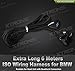 XTRONS Extra Long 6m ISO Wiring Harness for BMW Head Unit DVD with Quadlock Connection