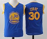 Youth Golden State Warriors Stephen Curry #30 Basketball Jersey