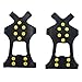 Non-slip Over Shoe, AGPtek Climbing Snow & Ice Cleats Grips Anti-Slip Studded Ice Traction Shoe Covers Spike Crampons Cleats Size S /M/ L/XL , Extra Large