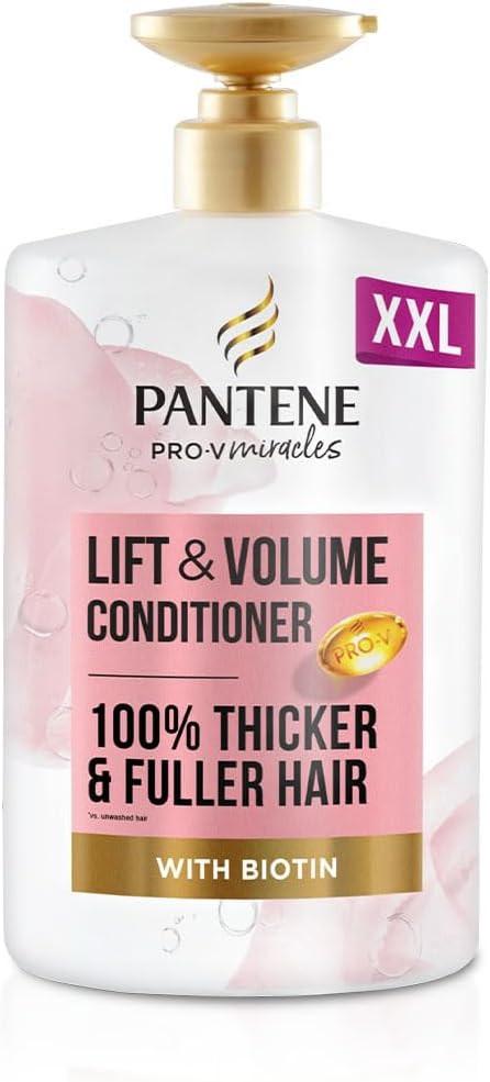 Pantene Lift & Volume Thickening Conditioner 1L Silicone Free Biotin