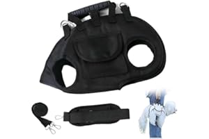 Quhoxdye Snuggle Sling Dog Carrier,Dog Full Body Lift Harness for Small Dogs, Hands Free Shoulder Yorkie Carrier, Adjustable 
