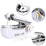 Hello22 Household Mini Portable Hand-held Clothes Fabrics Sewing Machine Sewing Machines