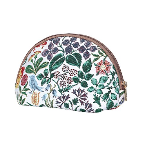 Signare Fashion Canvas/Tapestry Cosmetic Bag/Make-up Bag in Spring Flower