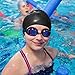 6 Pieces Waterproof Swimming Cap Silicone Swim Caps for Men and Women Supplies, Black, White and Gray