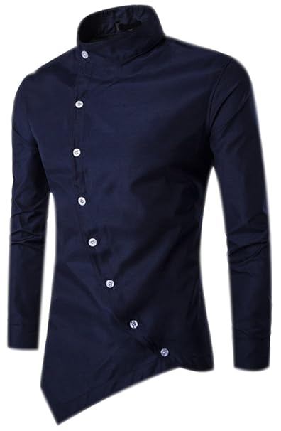 Fuxiang Hemden Herren Hemd Langarm Männer Herrenhemden Slim Fit Oberhemden Mode Casual Männerhemden Langarm-Shirt Top Bluse O