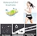 OUO Running Belt Waist Bag Waterproof for iPhone 6S Plus/6 Plus/6S/6 Samsung Galaxy S7 S8 Note 5 Adjustable Fanny Waist Pack Pockets Pack Runner Belt (Black)