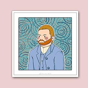 Framed Canvas Wall Art for Living Room, Bedroom Funny Famous Painting Theme Canvas Prints for Home Decoration Ready to Hang - 16x16 inches