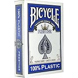 Bicycle Prestige Poker Size Jumbo Index Playing Cards (Blue)
