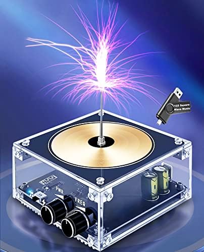 Music Tesla Coil Arc Plasma Coil Desktop Toy Science Education Kit