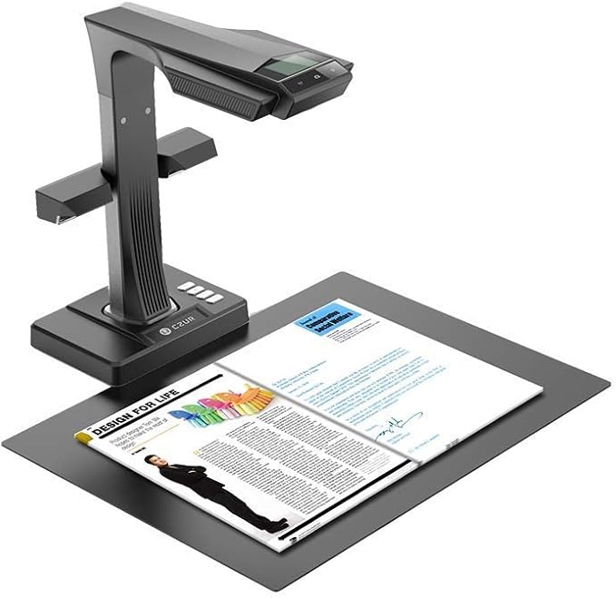 CZUR ET16P Professional Document Camera Scanner with 2nd Gen Laser
