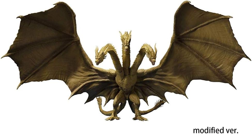 Yanshangqi MonsterArts King Ghidorah 2019 "Godzilla: King of The Monsters Action Figure - 11.81 Inches