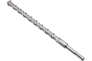 GRIXLEN 3/8 in x 18 in (10 x 460mm) SDS Plus Rotary Hammer Drill Bit, Concrete Drill Bit,Masonry Drill Bit for Concrete, Brick and Cement (Length : 460mm / 18 inch, 3/8 inch （ 10mm)