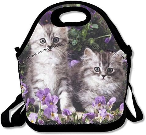 Lightweight Cute Cat Insulation Lunch Bag Gourmet Warm Bag Handbag Outdoor Travel Picnic Lunch Box Bag Work For School Office Or Outdoor Picnic