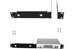 RHYMKAWA Rack Mount Kit Fit for Senheiser ew G 3 G 4 (ew100 135 300 335 835 845 935 945) Singe Receiver GA 3 GA 4 Mounting on 19 Inches Standard Installation Hardware