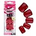 Elite99 Color False Nails Tips Press On Manicure Fashion Design Short Length No Need Deep Red