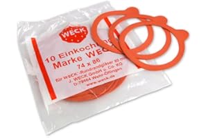 Weck 10 x 80mm Rubber Rings for Jars