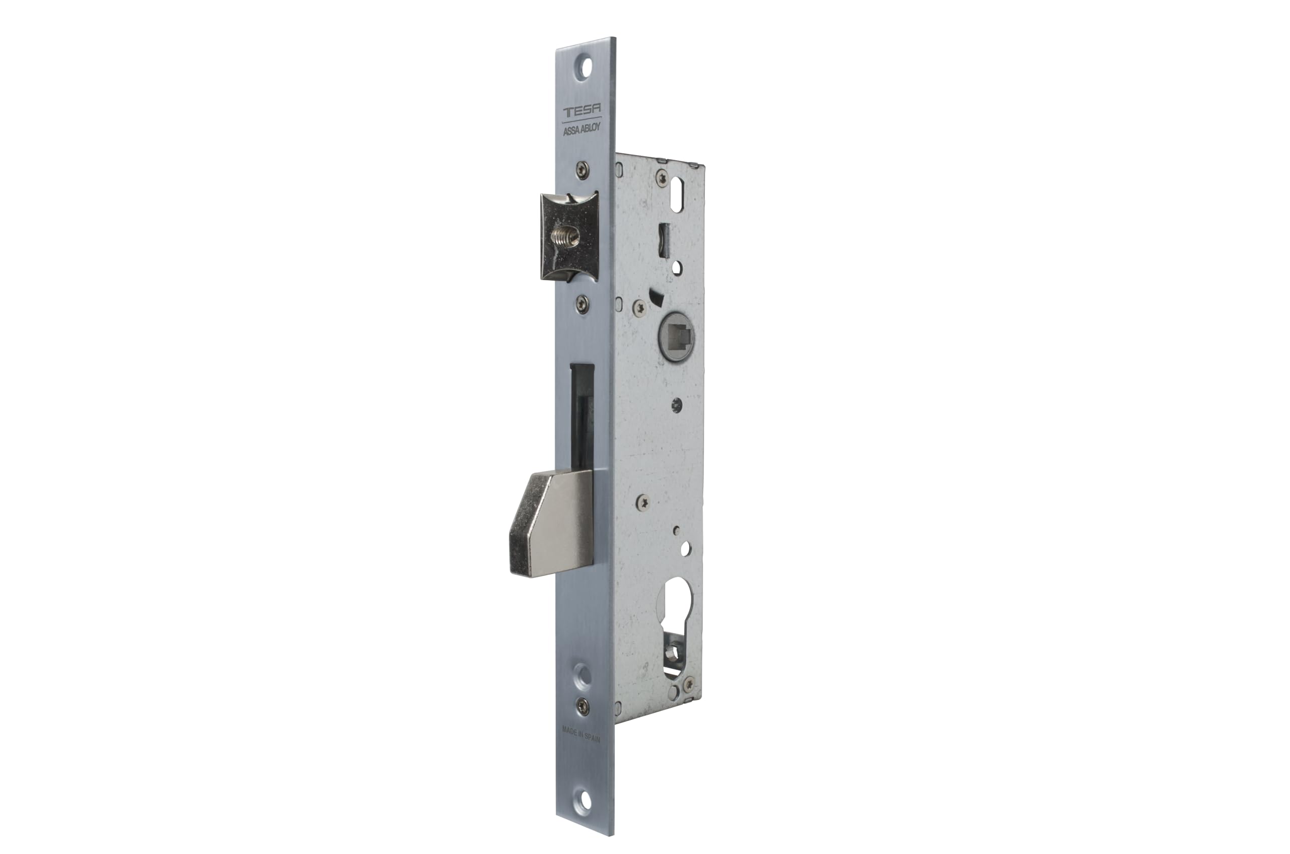 Tesa Assa Abloy 1 Lock galvanised Wood Series 2210, Matt Nickel