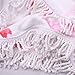 DKISEE Flamingo Beach Towel Pink Thick Terry Round Beach Towel Blanket Yoga Mat with Fringe Tassels 59 inch