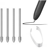 WirelessFinest Titanium Metal Pen Nibs for Remarkable 2 &amp; Kindle Scribe | No-wear-out Metal Nibs, Smooth Ballpoint Feel, Removal Tool Included, Cost-Saving and Durable Fine Tips For Smooth Writing